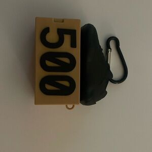 500 boost airpod pro case color brown and black brand new